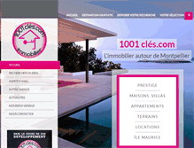 Tablet Screenshot of 1001cles.com